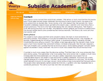Subsidie Academie
